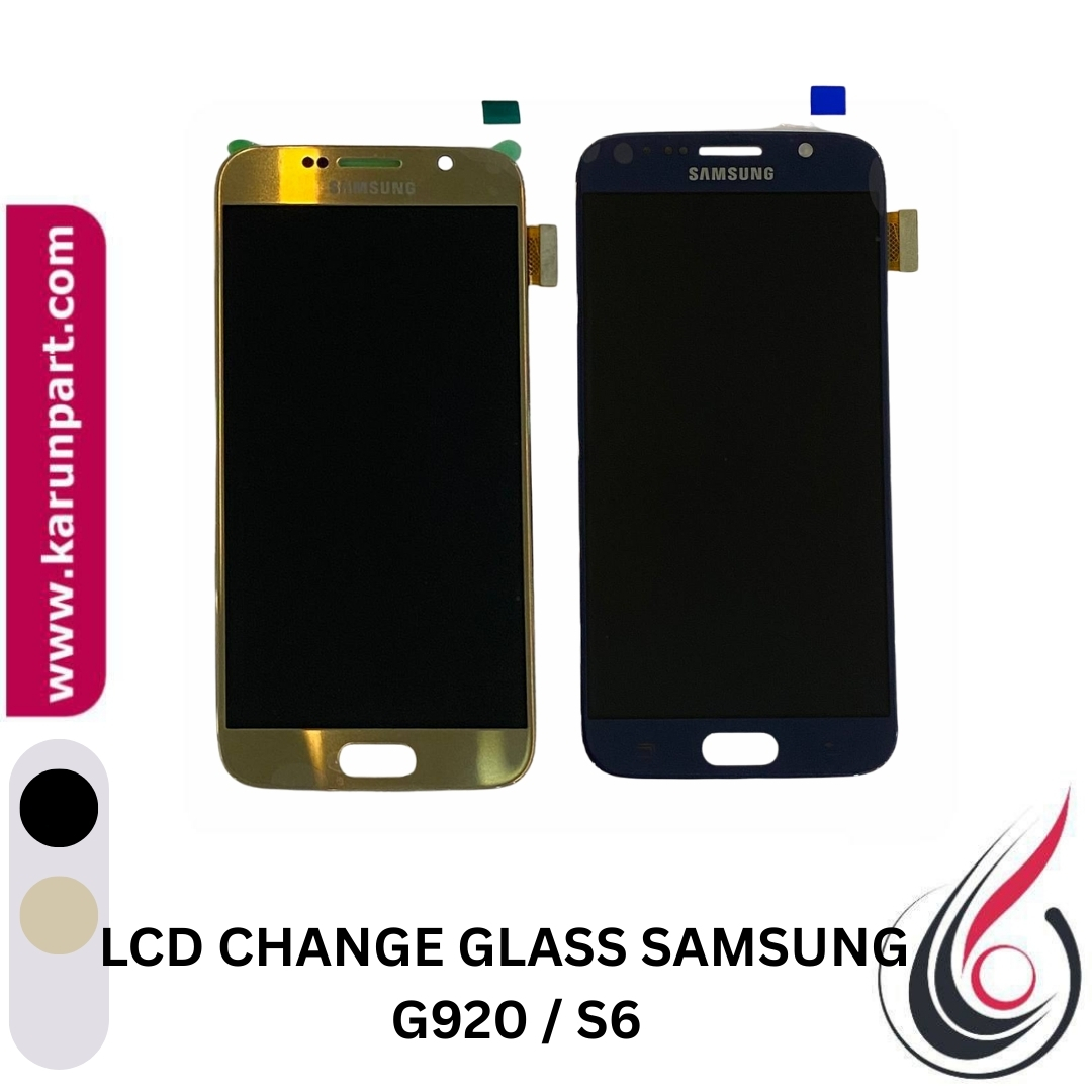 تاچ ال سی دی گلس تعویض سامسونگ G920_S6